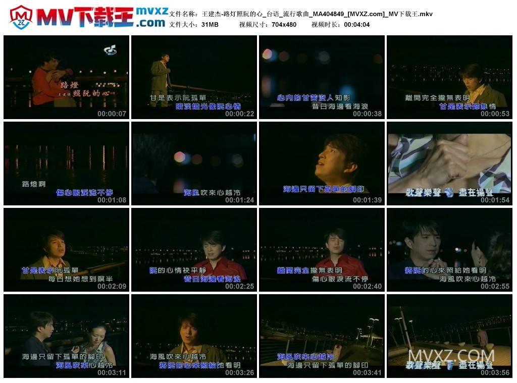 王建杰-路灯照阮的心_台语_流行歌曲_MA404849